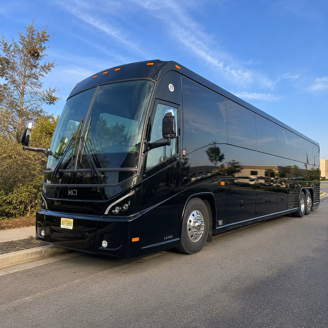 charter bus shuttles between hancock field and fort drum