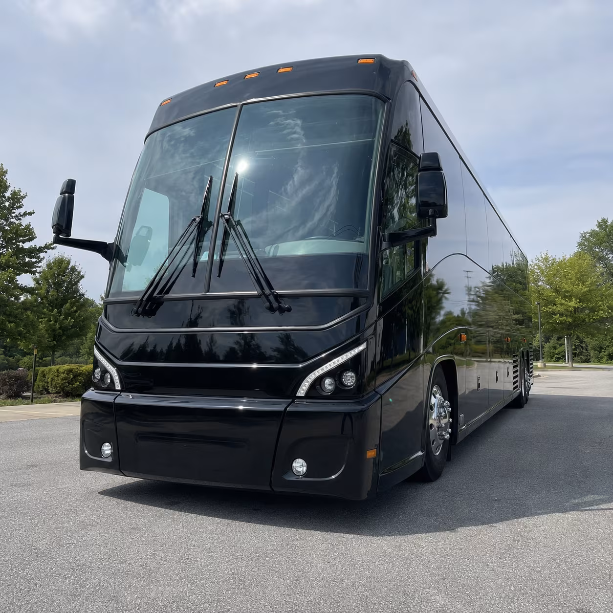 these buses work for corporate events off sites and team travel too
